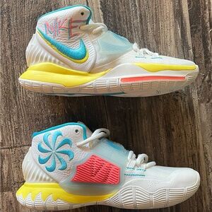 Neon Graffiti Kyrie 6’s Men’s size 5- Nike